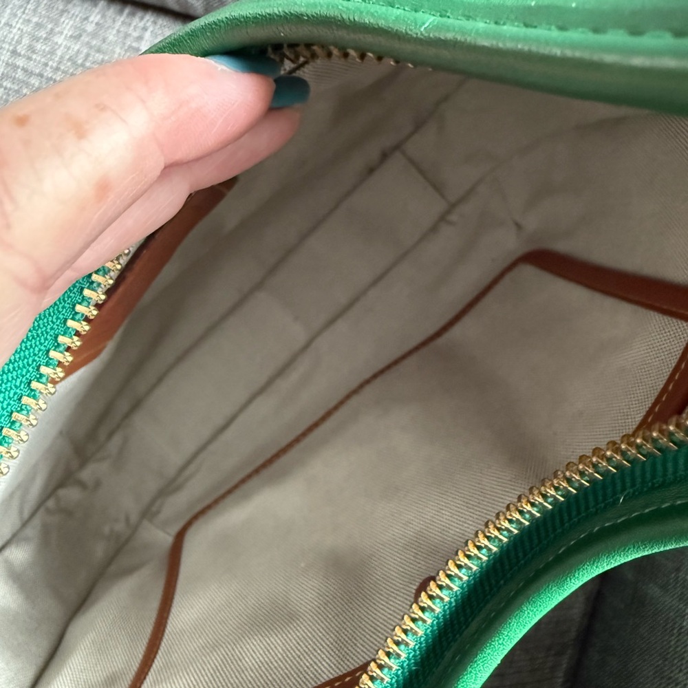 COACH Ergo Shoulder Bag 33 C2264 Large Leather Shoulder Bag in Green - Picture 5 of 11